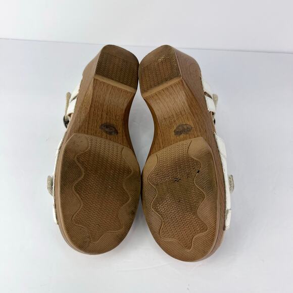 Dansko Season Full Grain White Casual Comfort Women's Sandal 39 (8-8.5) - Picture 12 of 12